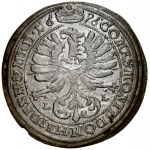 Silesia, Duchy of Württemberg-Olesnica, Chrystian Ulrich 1668-1704, 3 krajcars 1696 L-L, Olesnica.