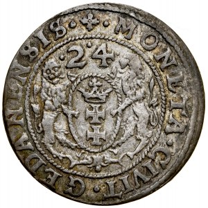 Sigismund III 1587-1632, Ort 1624, Gdansk.