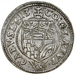 Śląsk, Księstwo Ziębicko-Oleśnickie, Karol II 1587-1617, 3 krajcary 1613, Oleśnica.