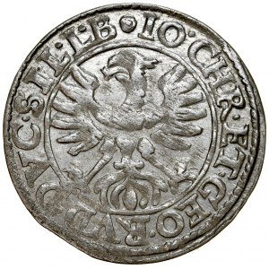 Śląsk, Księstwo Legnicko-Brzesko-Wołowskie, Jan Chrystian i Jerzy Rudolf 1603-1621, 3 krajcary 1616 CC, Złoty Stok.