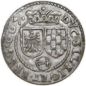 Silesia, Duchy of Legnicko-Brzesko-Wołowskie, Jan Chrystian and Jerzy Rudolf 1603-1621, 3 krajcary 1607, Zloty Stok.