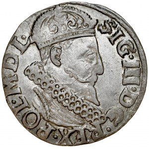Zygmunt III 1587-1632, Trojak 1621, Kraków.
