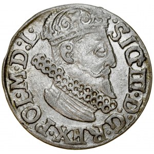 Sigismund III 1587-1632, Trojak 1623, Krakow.