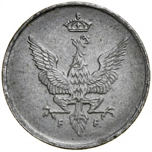 Królestwo Polskie, Fenig 1918 F-F, Stuttgart.