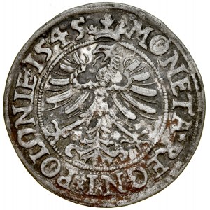 Zygmunt I Stary 1506-1548, Grosz 1545, Kraków.