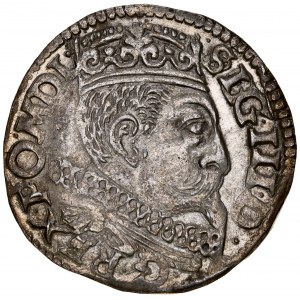 Sigismund III 1587-1632, Trojak 1600, Poznań, errors on behalf of the king.