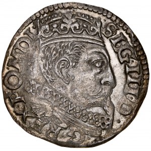 Zygmunt III 1587-1632, Trojak 1600, Poznań, błędy w imieniu króla.