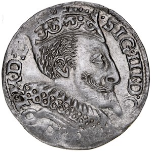 Sigismund III 1587-1632, Trojak 1596, Bydgoszcz.