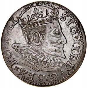 Zygmunt III 1587-1632, Trojak 1594, Ryga.