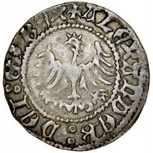 Alexander Jagiellonian 1501-1506, Half-penny, Krakow.