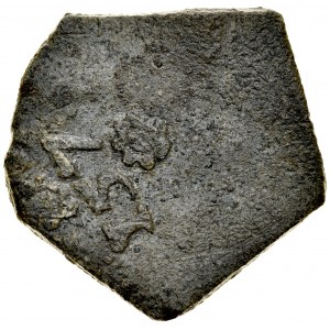 Gdańsk, Żeton 1571, A.: Renesansowy kartusz z herbem miasta Gdańska, w polu data 1*5 / 7-1, Rv.: W polu data 1571 i ozdobniki.