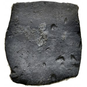 Gdańsk, Żeton jednostronny 1556, A.: Renesansowy kartusz z herbem miasta Gdańska, nad nim data 1556, po bokach ozdobniki.