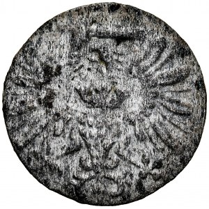 Denar 1573, Gdańsk, Bezkrólewie, RR.