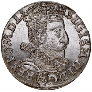 Zygmunt III 1587-1632, Trojak 1602 K, Kraków.