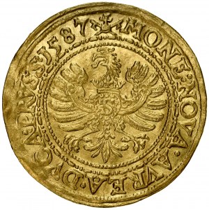 Prusy Książęce, Jerzy Fryderyk 1578-1603, Dukat 1587, Królewiec.