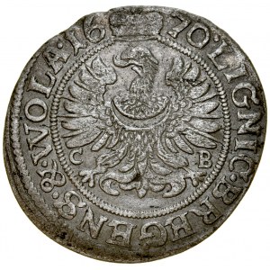 Śląsk, Księstwo Legnicko-Brzesko-Wołowskie, Chrystian 1639-1672, 3 krajcary 1670 C-B, Brzeg.