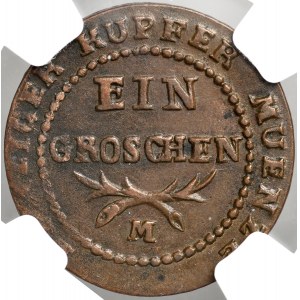 Wolne Miasto Gdańsk 1808-1812, Grosz 1809, Gdańsk.