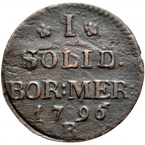 Prusy Południowe, Fryderyk Wilhelm II 1786-1797, Szeląg 1796 B, Wrocław.
