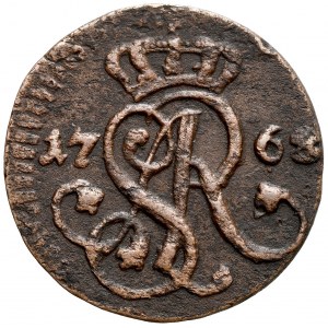 Stanisław August Poniatowski 1764-1795, Szeląg 1768 G, Kraków.