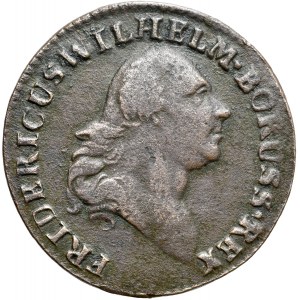 Prusy Południowe, Fryderyk Wilhelm II 1786-1797, Grosz 1797 B, Wrocław.