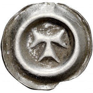 Slezsko, Brakteat 15. století, Toszek, Av.: Letter T.