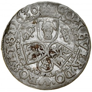 Śląsk, Księstwo Żagańskie, Albert von Wallenstein 1627-1634, 3 krajcary 1630 S, Żagań.
