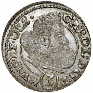 Silesia, Duchy of Ziębice-Oleśnica, Charles II 1587-1617, 3 krajcary 1612, Olesnica.