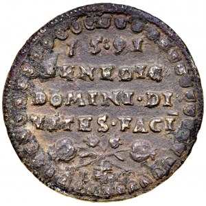Podskarbiówka 1591, Podskarbi Wielki Litewski Dymitr Chalecki, Wilno. RRR.