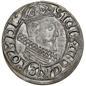 Sigismund III 1587-1632, Threepenny 1617, Cracow.