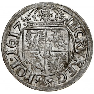 Sigismund III 1587-1632, Threepenny 1617, Cracow.