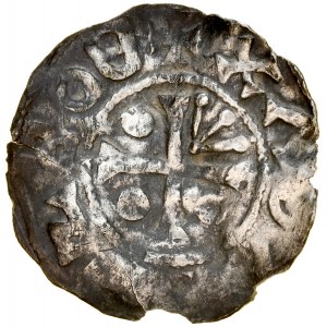 Czechy, Bolesław II 972-999, Denar, Praga.