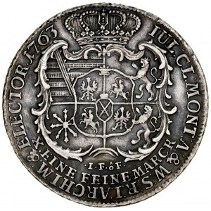 Fryderyk Chrystian 1763, Talar 1763 IFoF, Lipsk.