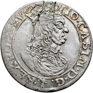 Johannes II. Kasimir 1649-1668, Sechster von 1659 TL-B, Krakau.