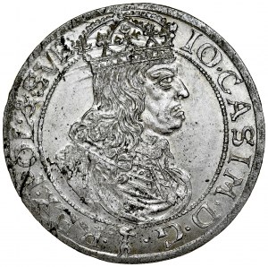 Jan II Kazimierz 1649-1668, Szóstak 1659 TL-B, Kraków.