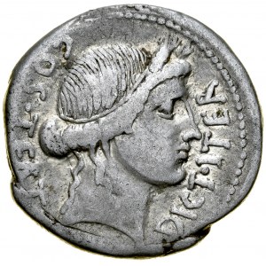 Rzym, Roman Republic, Denar 49-44 r. p.n.e., Julius Caesar.