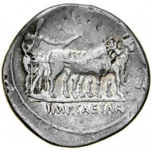 Rzym, Roman Republic, Denar 30-29 r. p.n.e., Octavianus August.