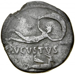 Rzym, Roman Republic, Denar 18-16 r. p.n.e., Octavianus August. RRRR.