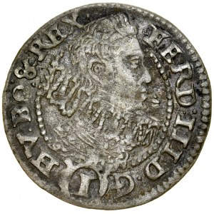 Śląsk, Ferdynand III 1637-1657, Krajcar 1630 HR, Kłodzko.