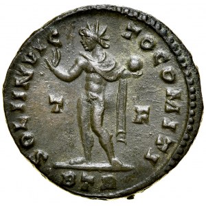 Rzym, Konstantyn Wielki 306-337, Bi Nummus, Trier.