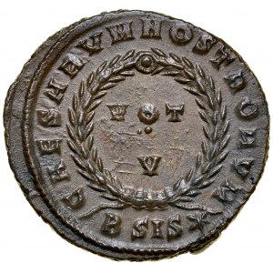 Rzym, Konstantyn II 317-340, Zredukowany follis 320-321, Siscia.