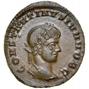 Rzym, Konstantyn II 317-340, Zredukowany follis 320-321, Siscia.