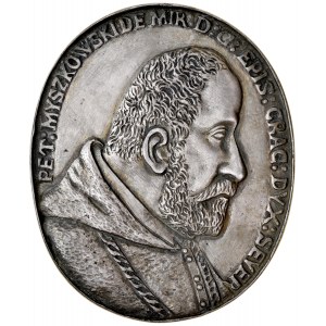 Medal magnacki bez daty, poświęcony Podkanclerzemu Wielkiemu Koronnemu i Biskupowi Krakowskiemu, Piotrowi Myszkowskiemu 1505-1591.