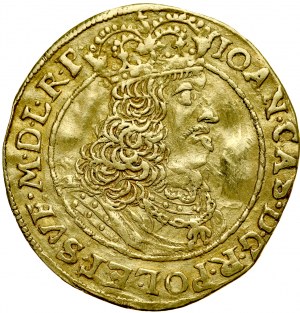 Jan II Kazimierz 1649-1668, Dukat 1661/0 HD-L, Toruń.