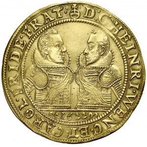 Schlesien, Herzogtum Ziębice-Oleśnica, Heinrich Wacław und Karl Friedrich 1617-1639, 3 Dukaten 1622 H-T, Oleśnica.