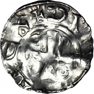 Otto i Adelajda 983-1002, denar z kapliczką