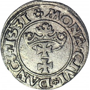 RR-. Sigismund I the Old, Shelag 1531 Gdansk, R5.