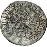 RR-, Sigismund II Augustus, Half-penny 1557 error MONEIA, Vilnius, LI9/LITVA