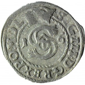 R-, Zygmunt III Waza, Szeląg 1600 Wschowa, litera F