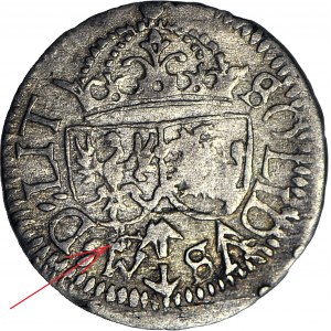 RR-, Sigismund III Vasa, Shelly 1614, Vilnius, Kleeblatt unter Wappenschild, selten