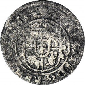 RR-, Zygmunt III Waza, Szeląg 1625-7, Bydgoszcz dwa awersy, jednostronny